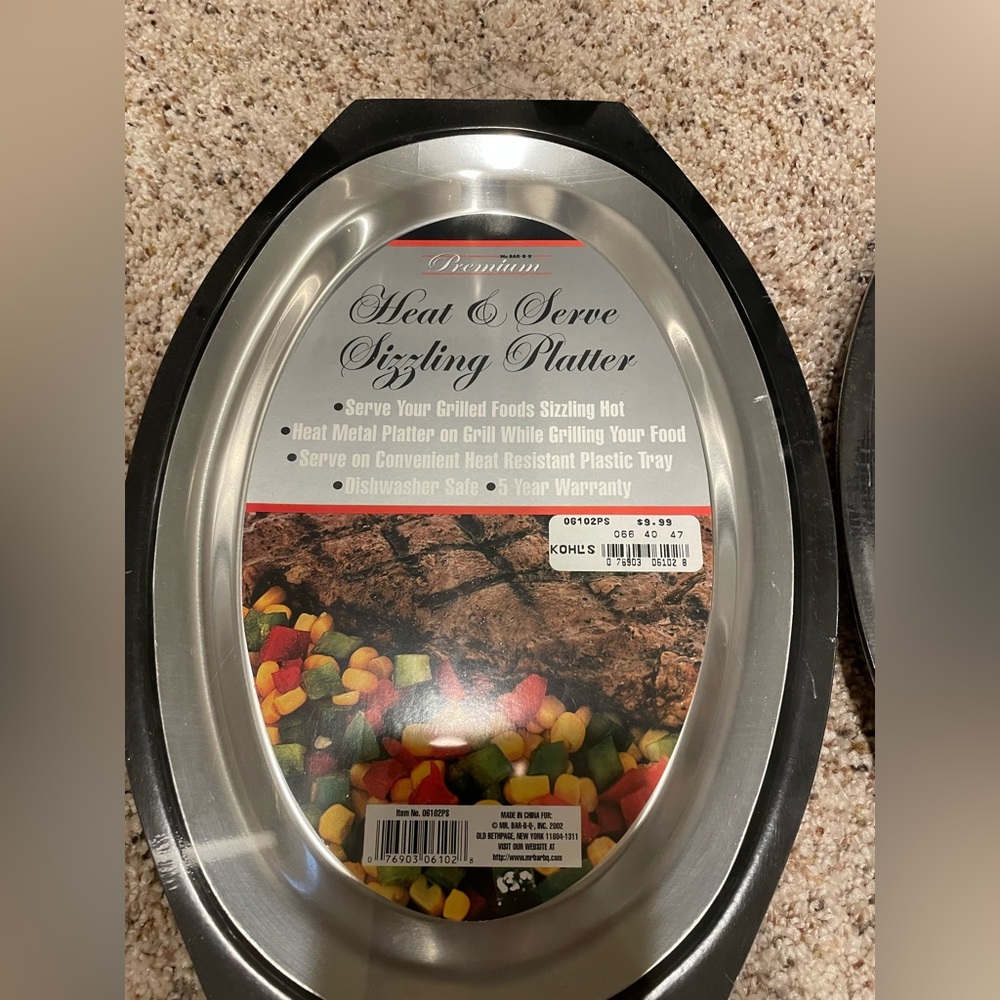 Heat and Serve Sizzling Platter